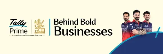 TallyPrime & RCB — Behind Bold Businesses